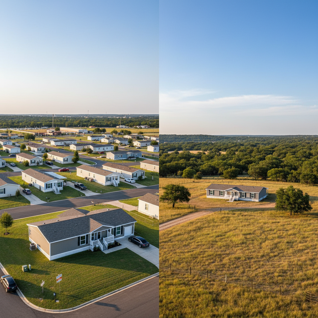 Mobile Home Park vs Private Land: Which Is Right for You?