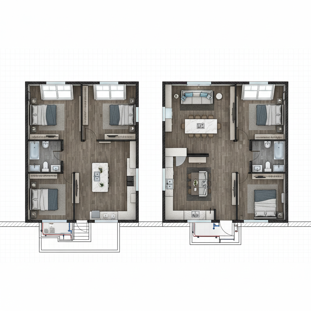 Comparing manufactured home sizes and floor plans